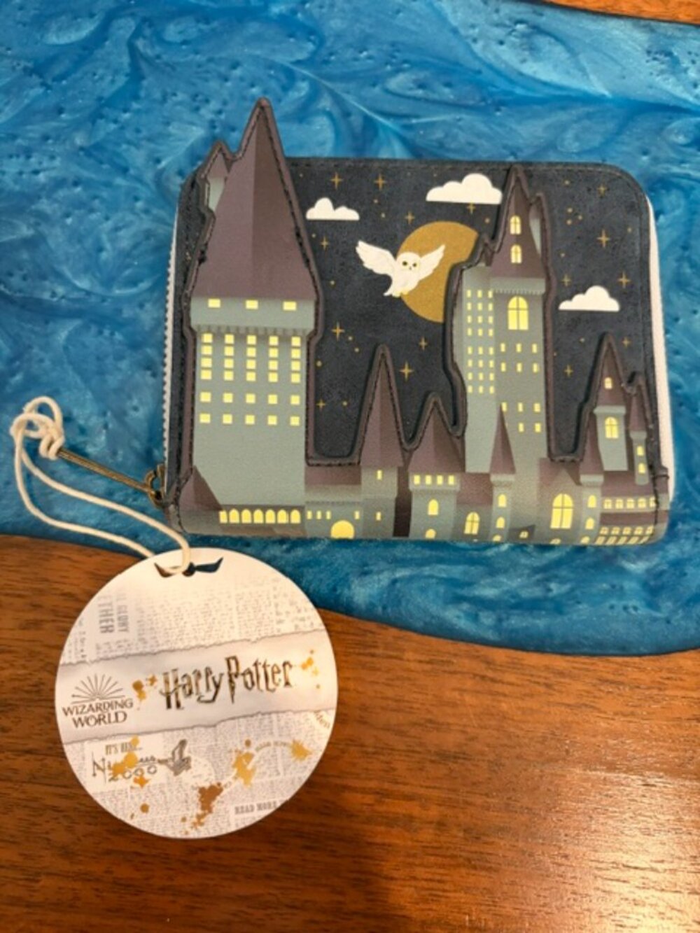 Loungefly Harry Potter Hogwarts Castle Zip Wallet NWT